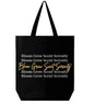 Signature Tote | Black Canvas
